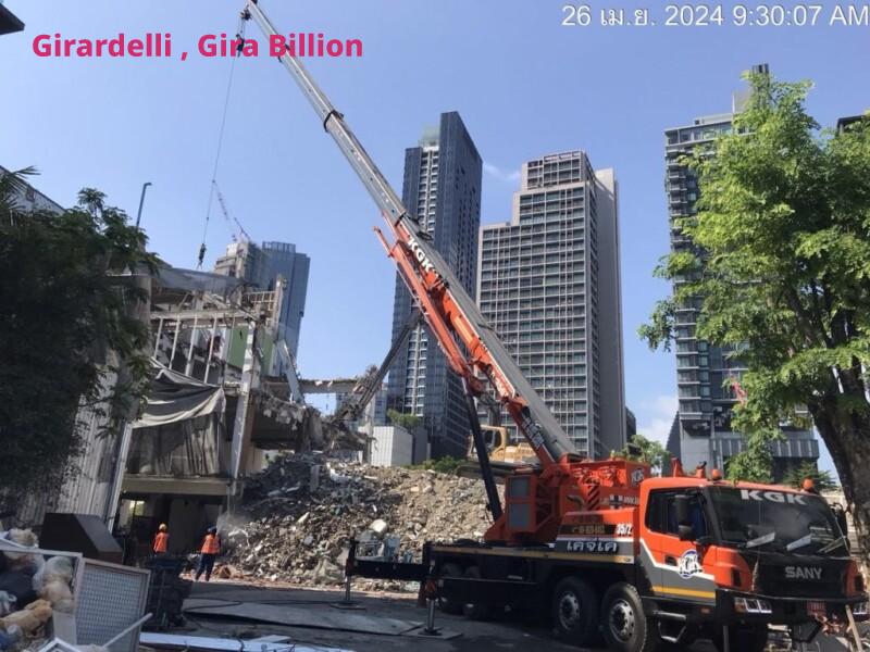 รับทุบตึกบางจาก รับรื้อถอน ทุบตึก รื้อถอนอาคาร รื้อถอนโรงงาน ให้เช่าเครื่องจักร 11 22 13