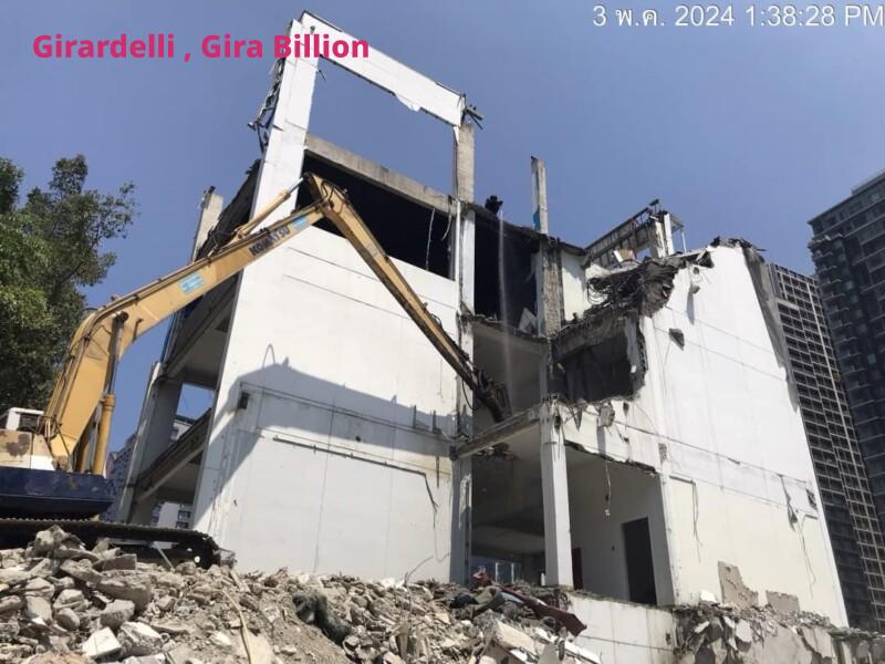 รับทุบตึกปากคลองภาษีเจริญ รับรื้อถอน ทุบตึก รื้อถอนอาคาร รื้อถอนโรงงาน ให้เช่าเครื่องจักร 15 22 17