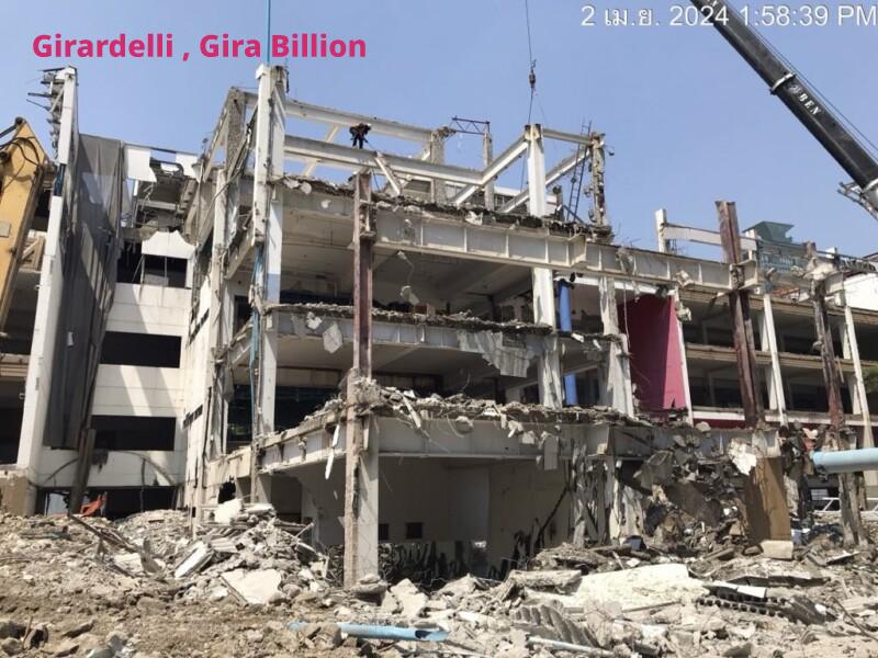 รับทุบตึกช่องนนทรี รับรื้อถอน ทุบตึก รื้อถอนอาคาร รื้อถอนโรงงาน ให้เช่าเครื่องจักร 6 22 6