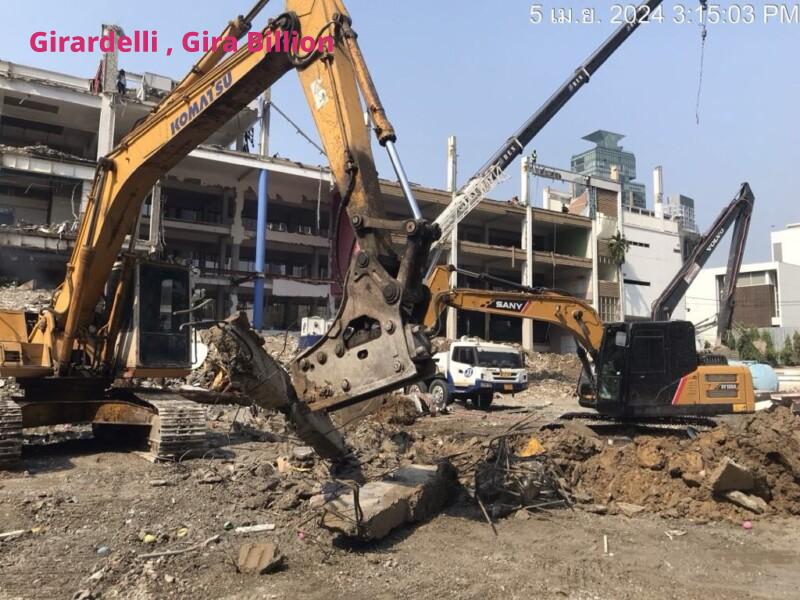 รับทุบตึกบางโพงพาง รับรื้อถอน ทุบตึก รื้อถอนอาคาร รื้อถอนโรงงาน ให้เช่าเครื่องจักร 7 22 7