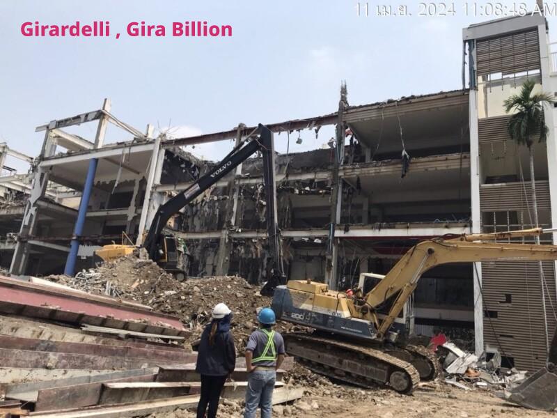 รับทุบตึกบ้านแพ้ว รับรื้อถอน ทุบตึก รื้อถอนอาคาร รื้อถอนโรงงาน ให้เช่าเครื่องจักร 6 22 8